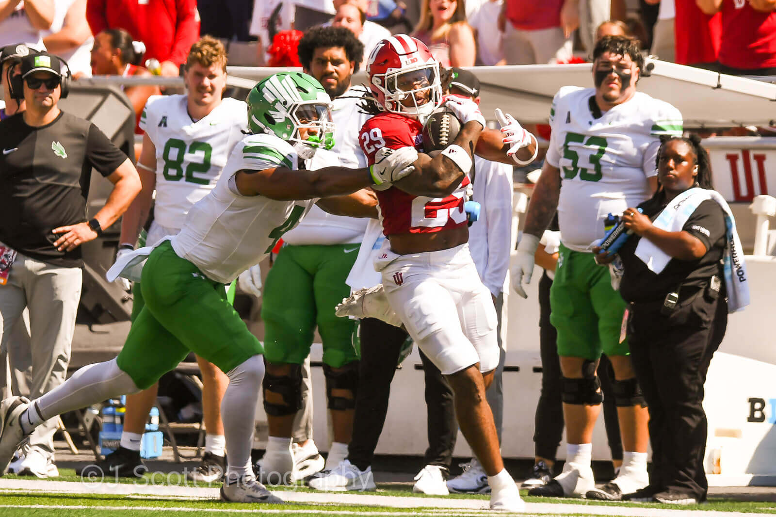 Photos from IU football's 52-16 win against North Texas at Memorial Stadium.