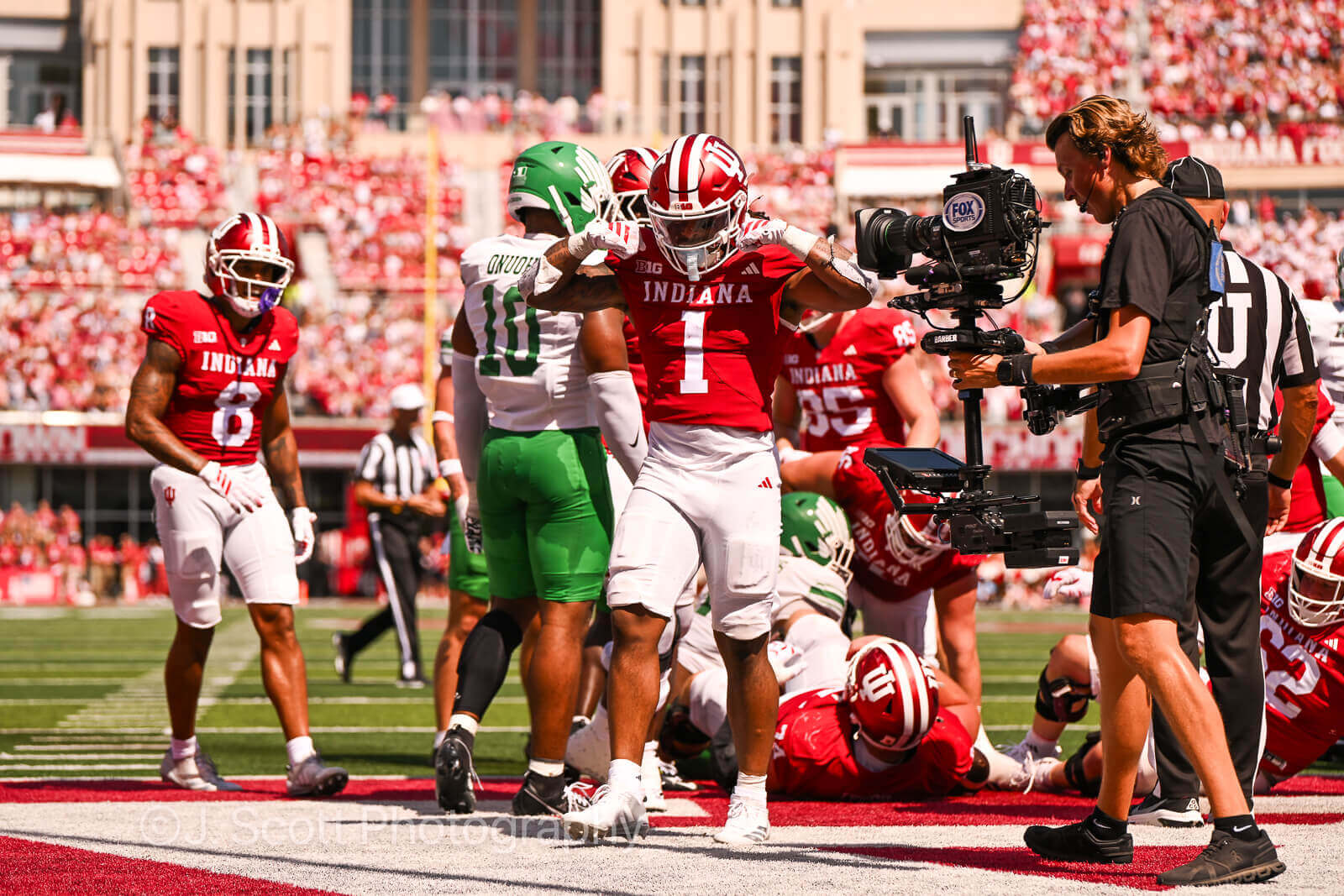 Photos from IU football's 52-16 win against North Texas at Memorial Stadium.