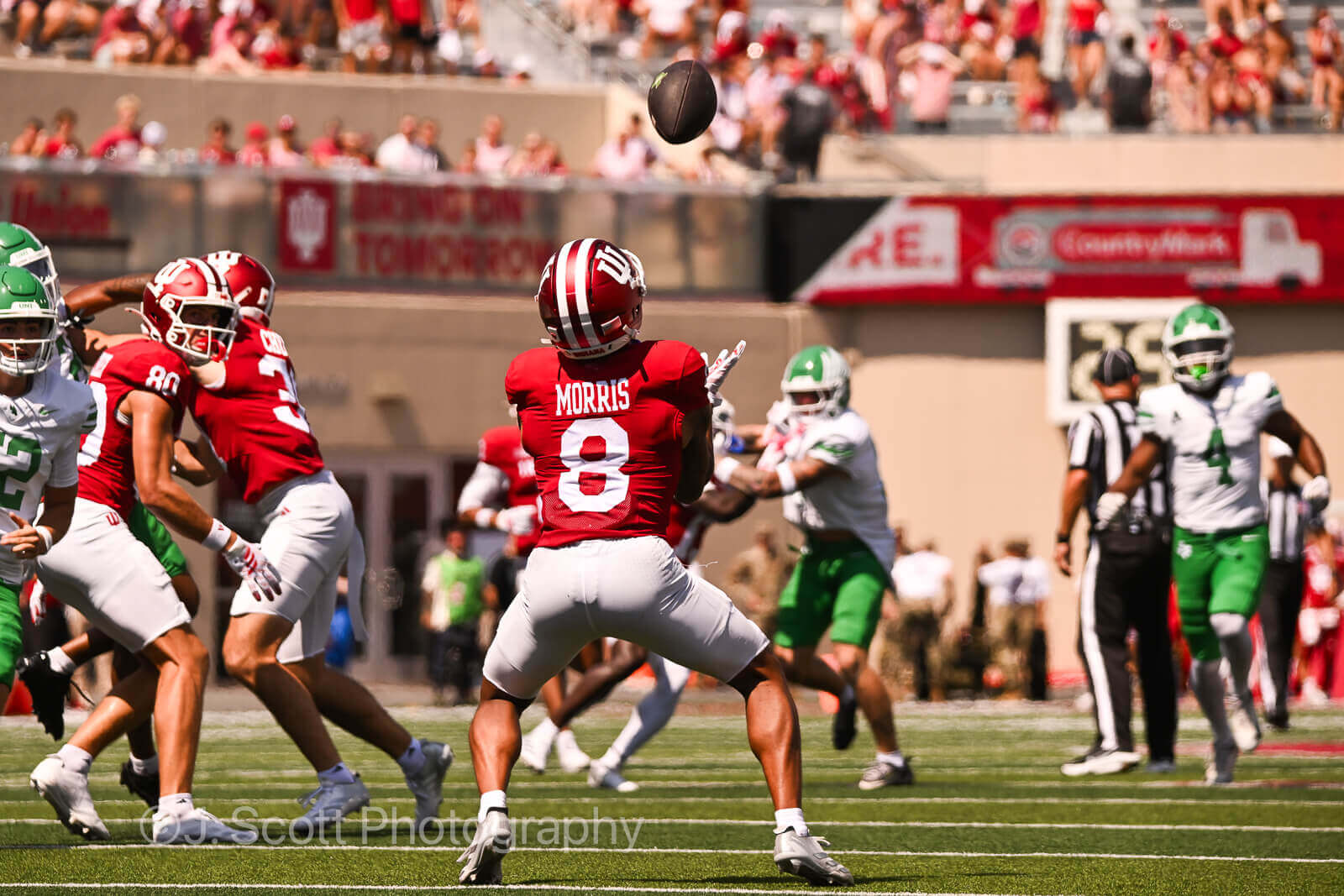 Photos from IU football's 52-16 win against North Texas at Memorial Stadium.