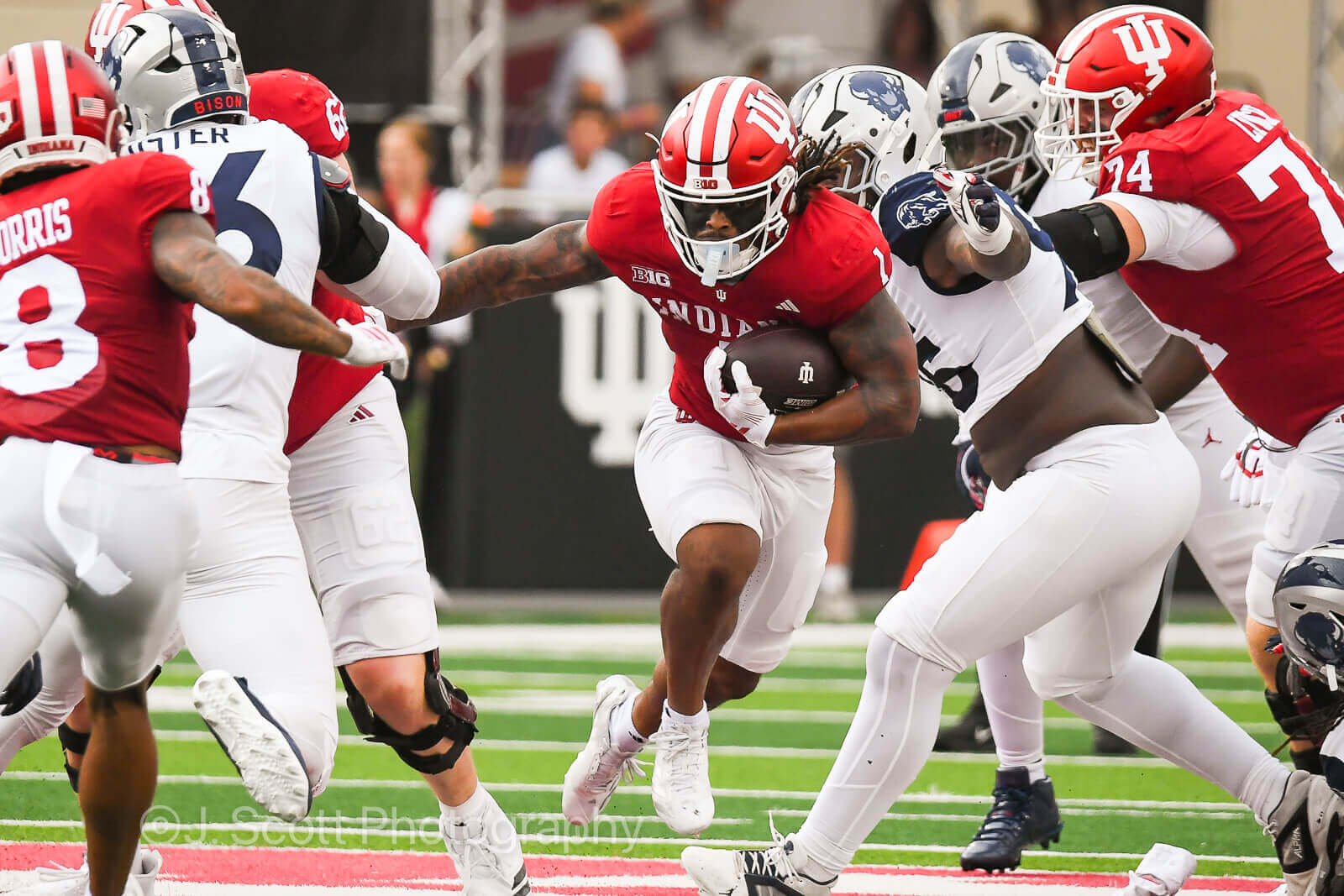 Photos from IU football's 55-0 win against Howard at Memorial Stadium.