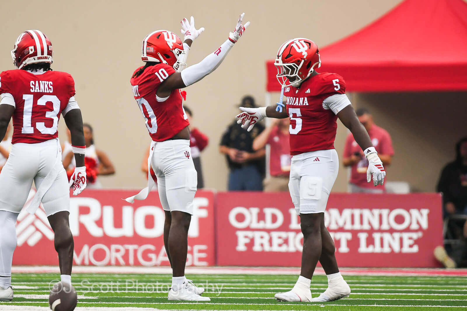 Photos from IU football's 55-0 win against Howard at Memorial Stadium.