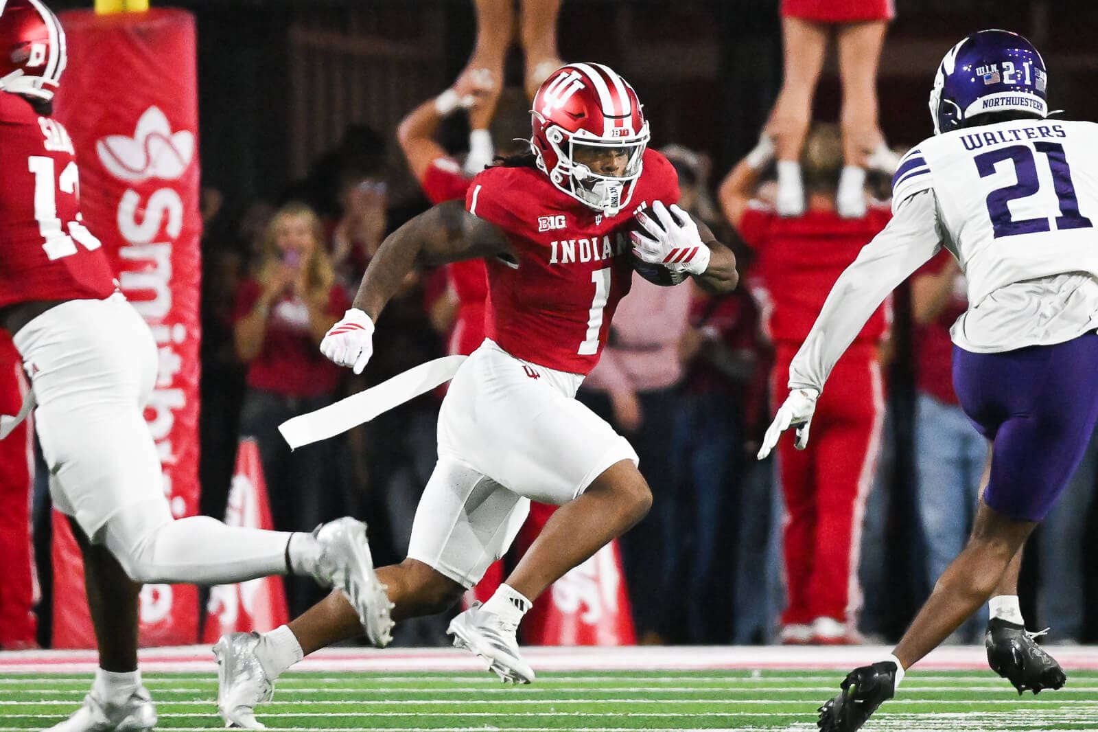 Photos from IU football vs. Northwestern on September 25, 2026 at Memorial Stadium.