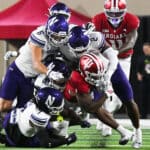 Photos from IU football vs. Northwestern on September 25, 2026 at Memorial Stadium.