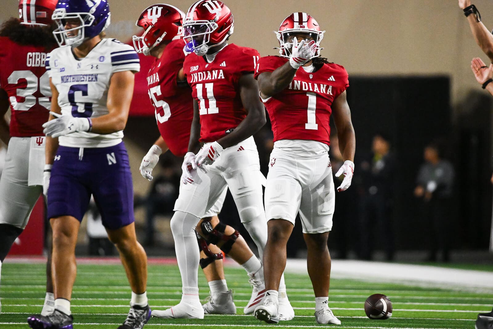 Photos from IU football vs. Northwestern on September 25, 2026 at Memorial Stadium.