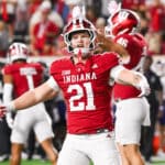Photos from IU football vs. Northwestern on September 25, 2026 at Memorial Stadium.