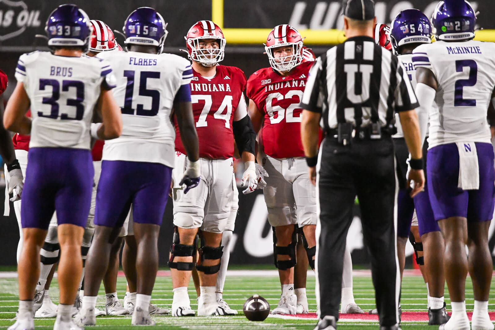 Photos from IU football vs. Northwestern on September 25, 2026 at Memorial Stadium.
