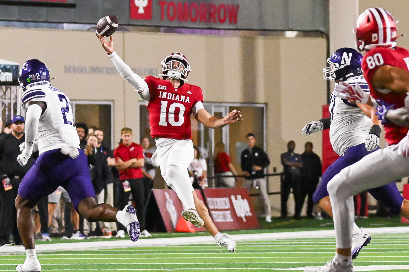 Photos from IU football vs. Northwestern on September 25, 2026 at Memorial Stadium.