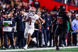 Turbo Richard runs the ball at Rutgers.