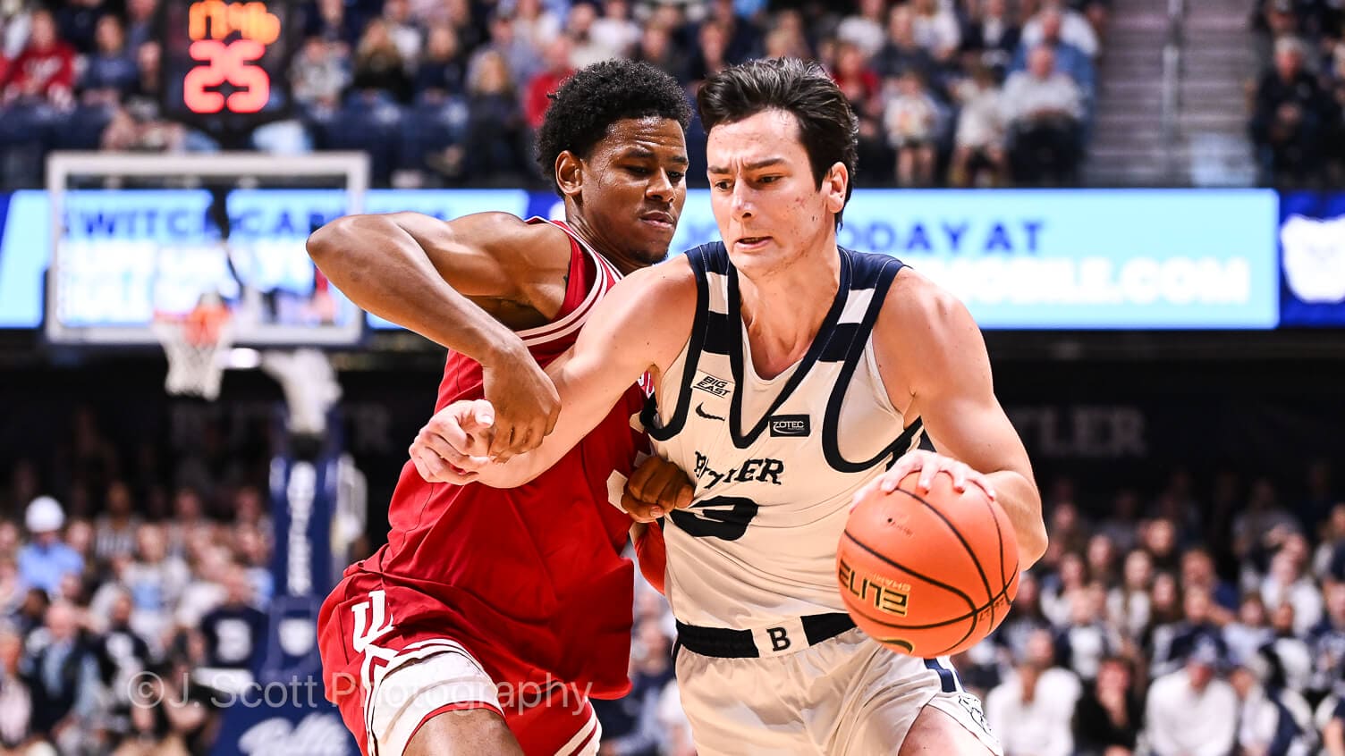 Photos from IU basketball's 96-68 exhibition win at Butler.
