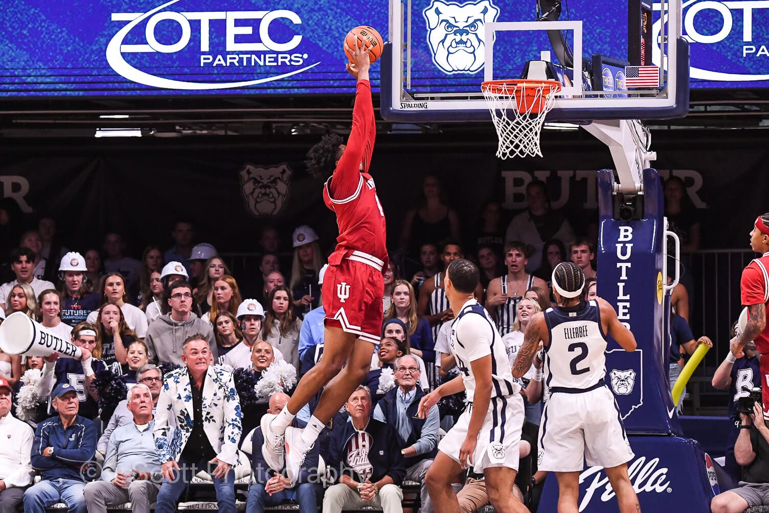 Photos from IU basketball's 96-68 exhibition win at Butler.