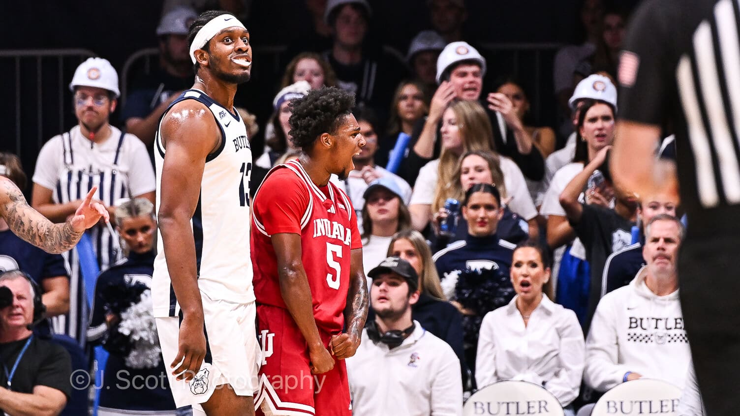 Photos from IU basketball's 96-68 exhibition win at Butler.