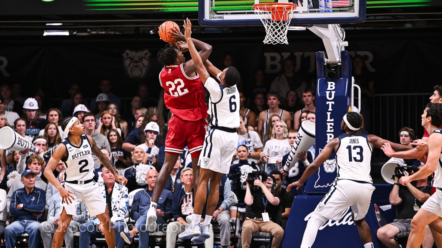 Photos from IU basketball's 96-68 exhibition win at Butler.