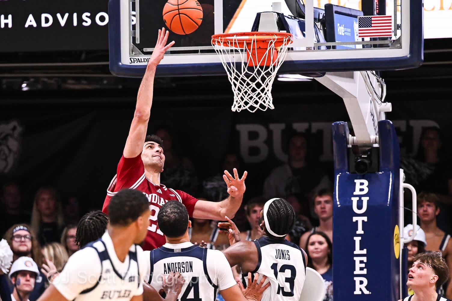 Photos from IU basketball's 96-68 exhibition win at Butler.