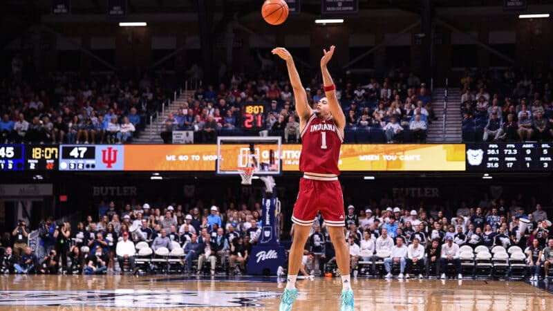 Photos from IU basketball's 96-68 exhibition win at Butler.