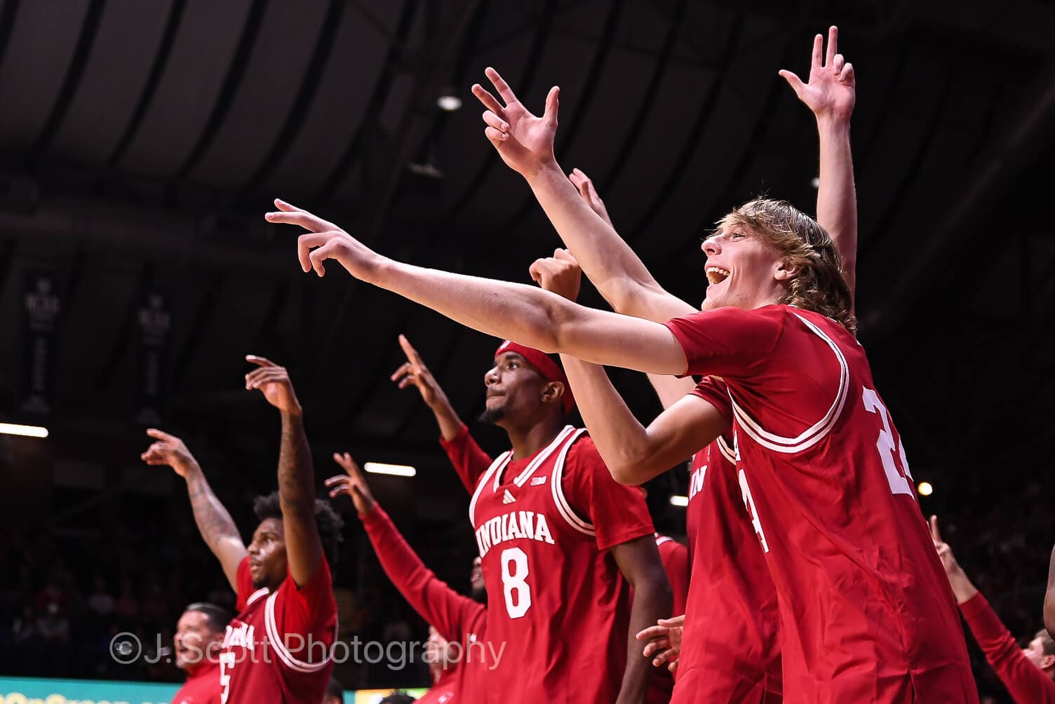 Photos from IU basketball's 96-68 exhibition win at Butler.