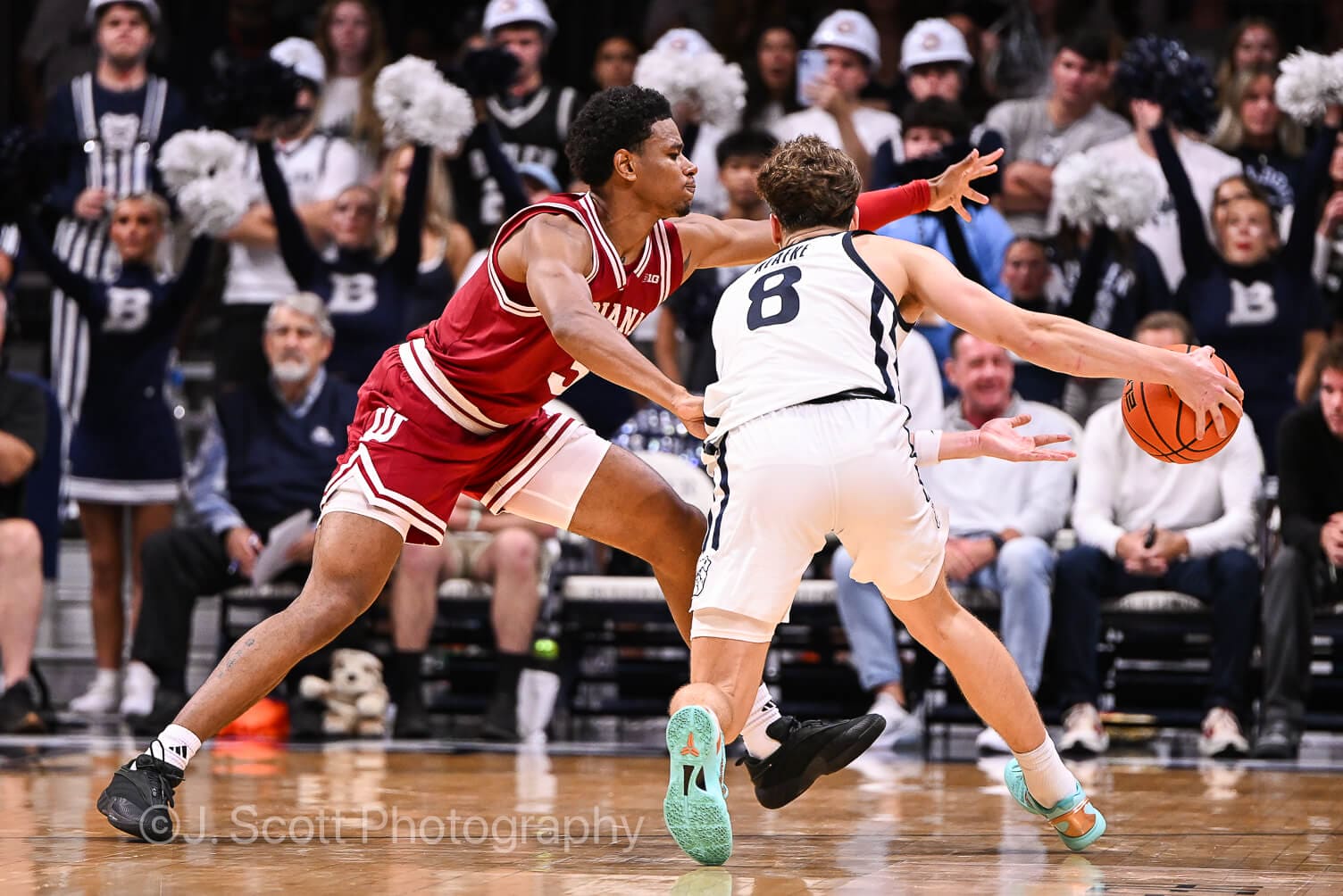 Photos from IU basketball's 96-68 exhibition win at Butler.
