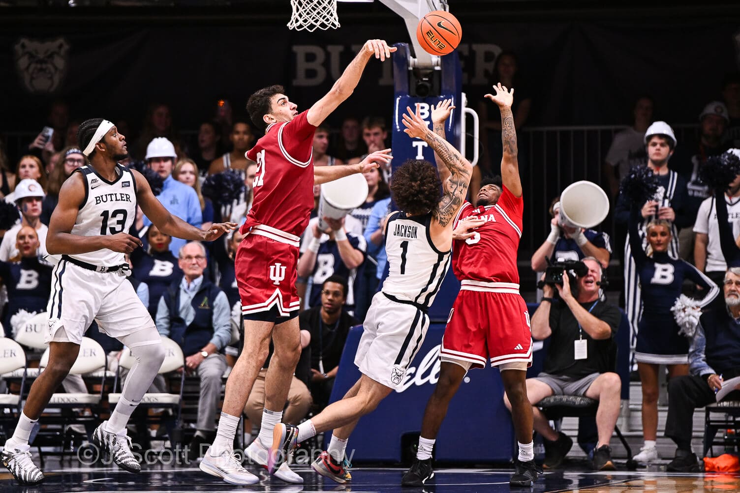 Photos from IU basketball's 96-68 exhibition win at Butler.