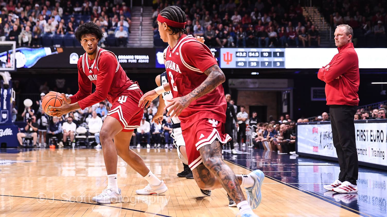 Photos from IU basketball's 96-68 exhibition win at Butler.