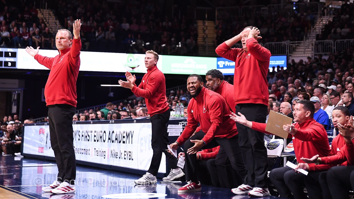 Photos from IU basketball's 96-68 exhibition win at Butler.