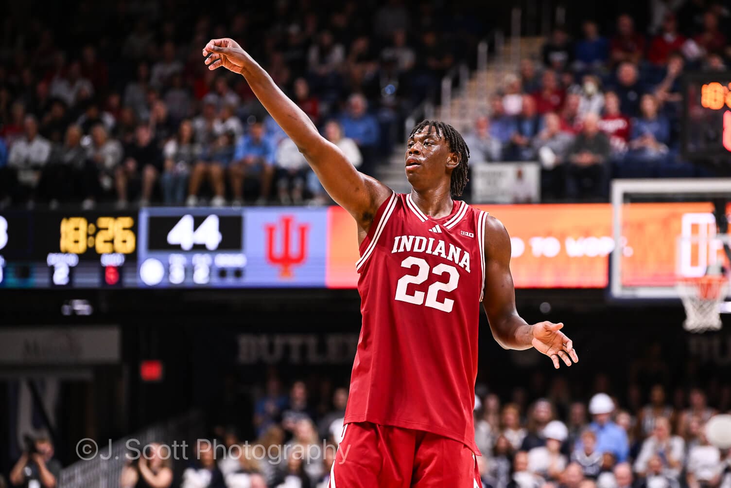 Photos from IU basketball's 96-68 exhibition win at Butler.
