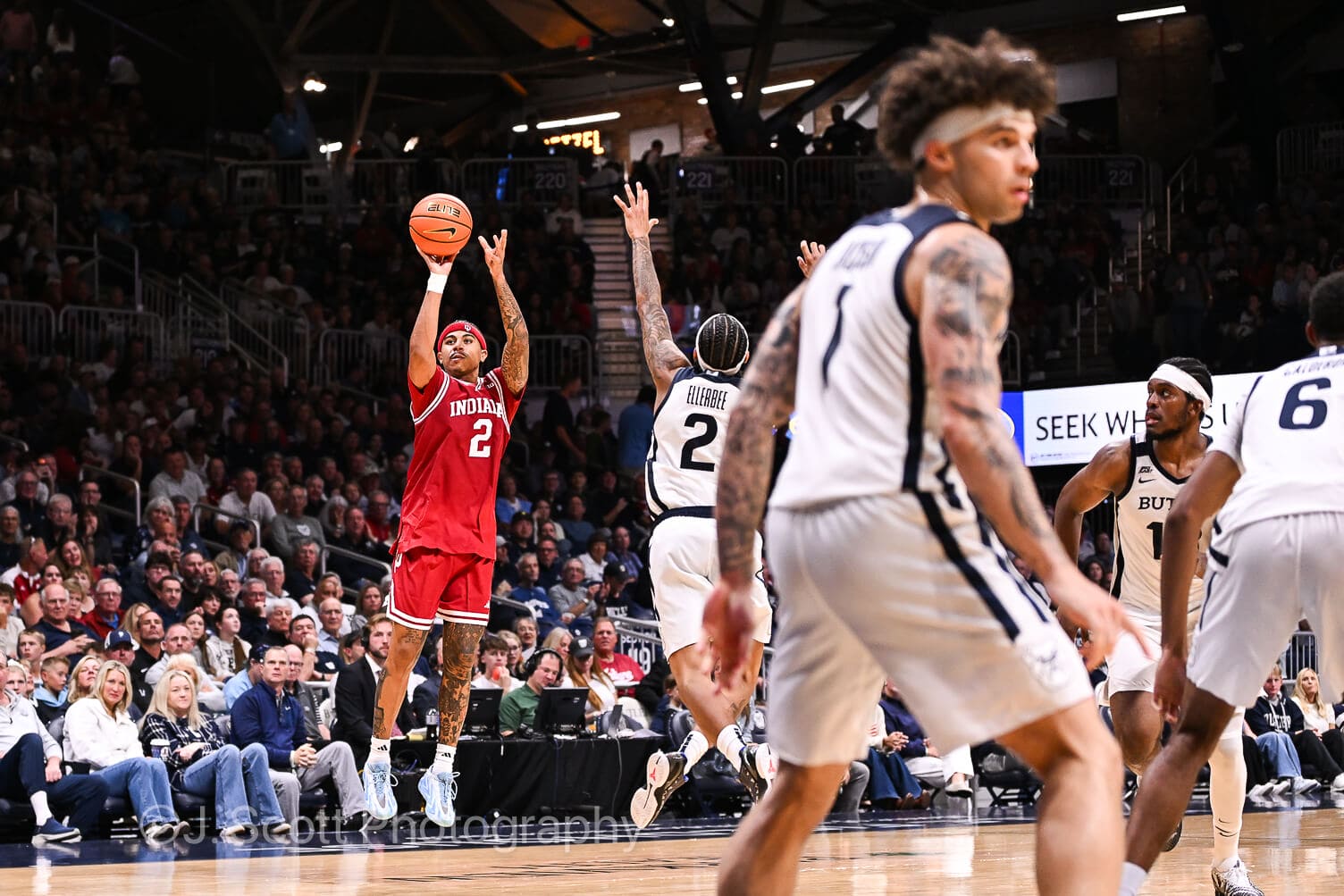 Photos from IU basketball's 96-68 exhibition win at Butler.