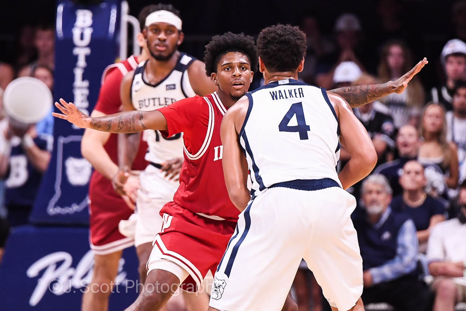 Photos from IU basketball's 96-68 exhibition win at Butler.