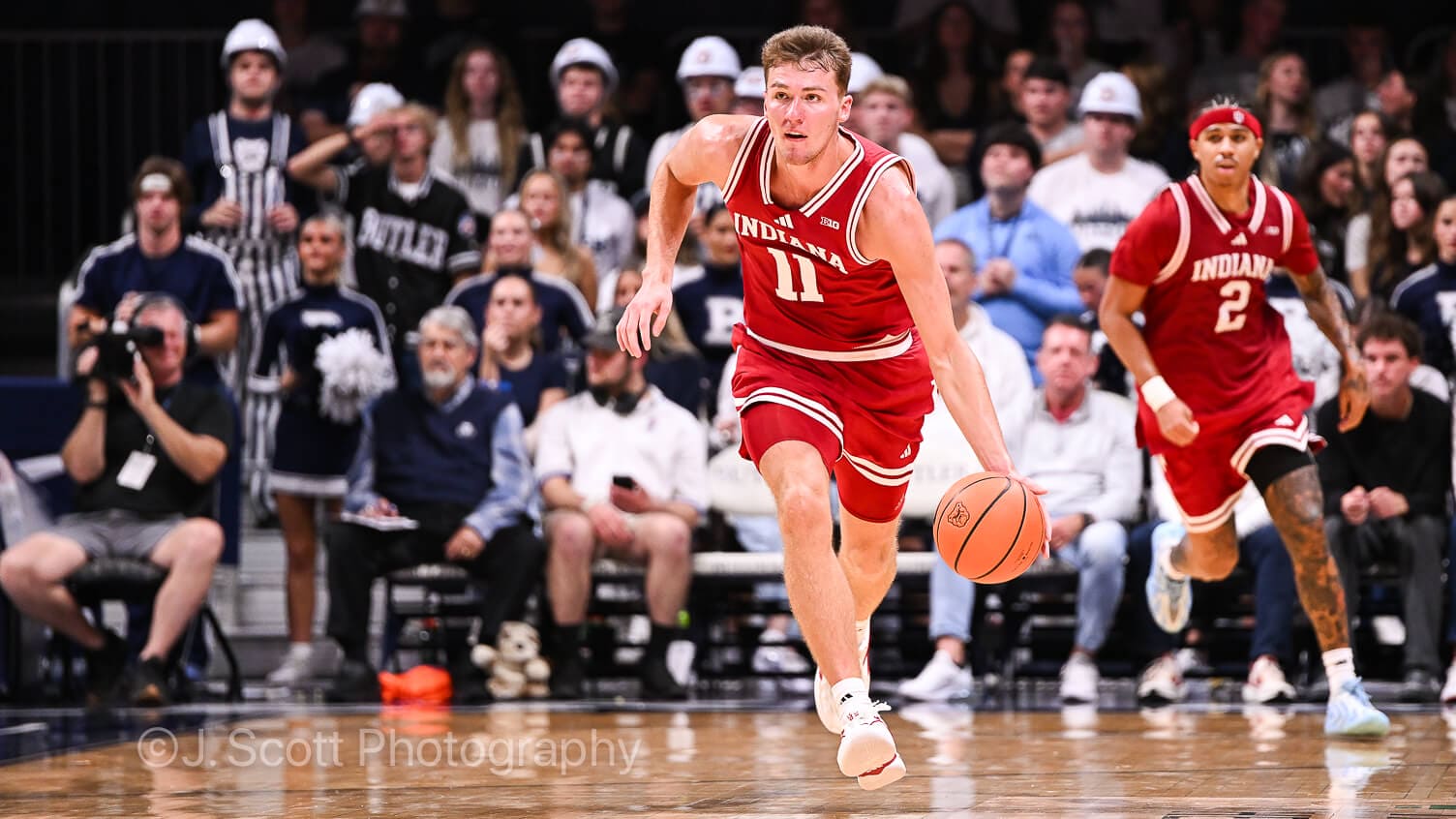 Photos from IU basketball's 96-68 exhibition win at Butler.