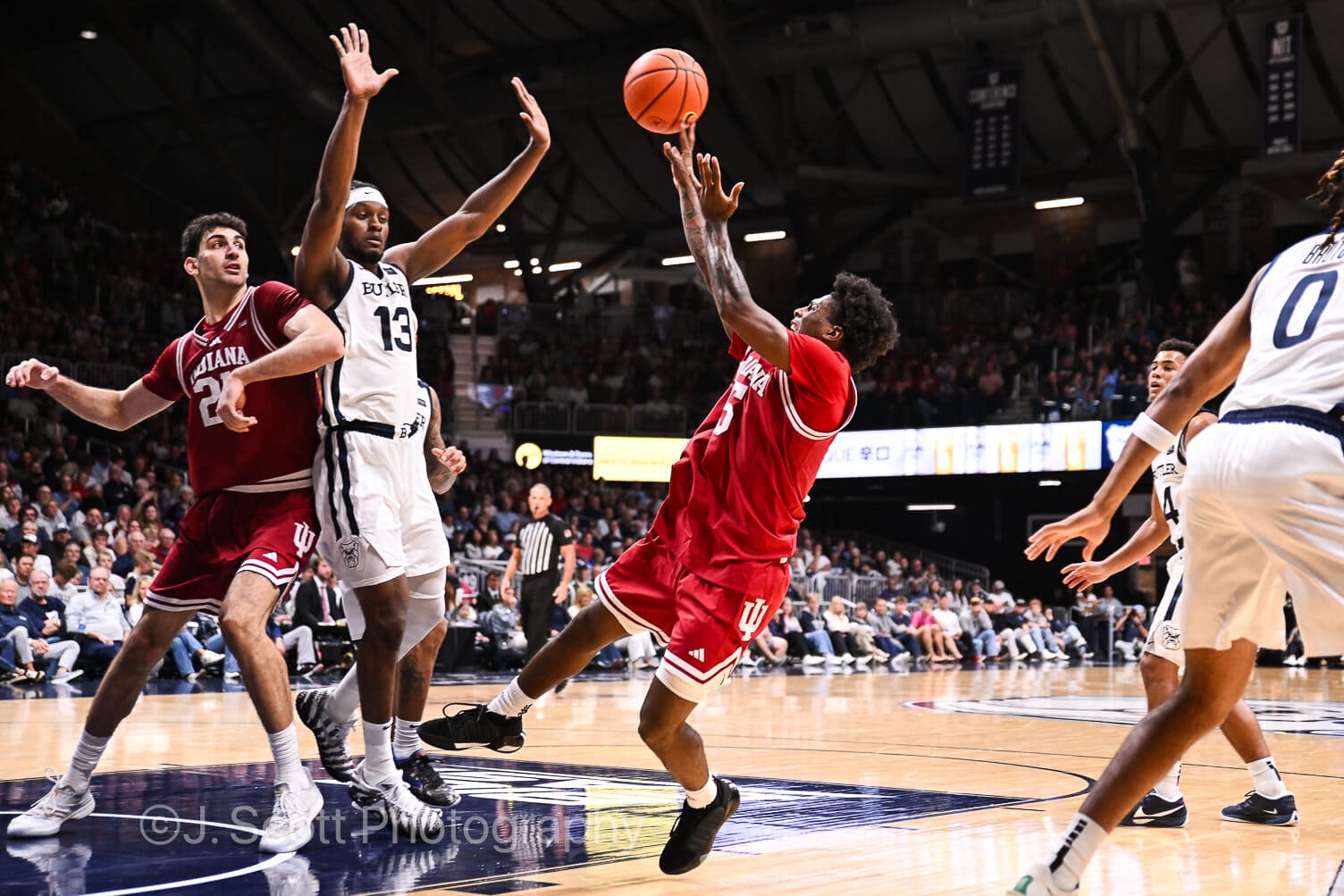 Photos from IU basketball's 96-68 exhibition win at Butler.