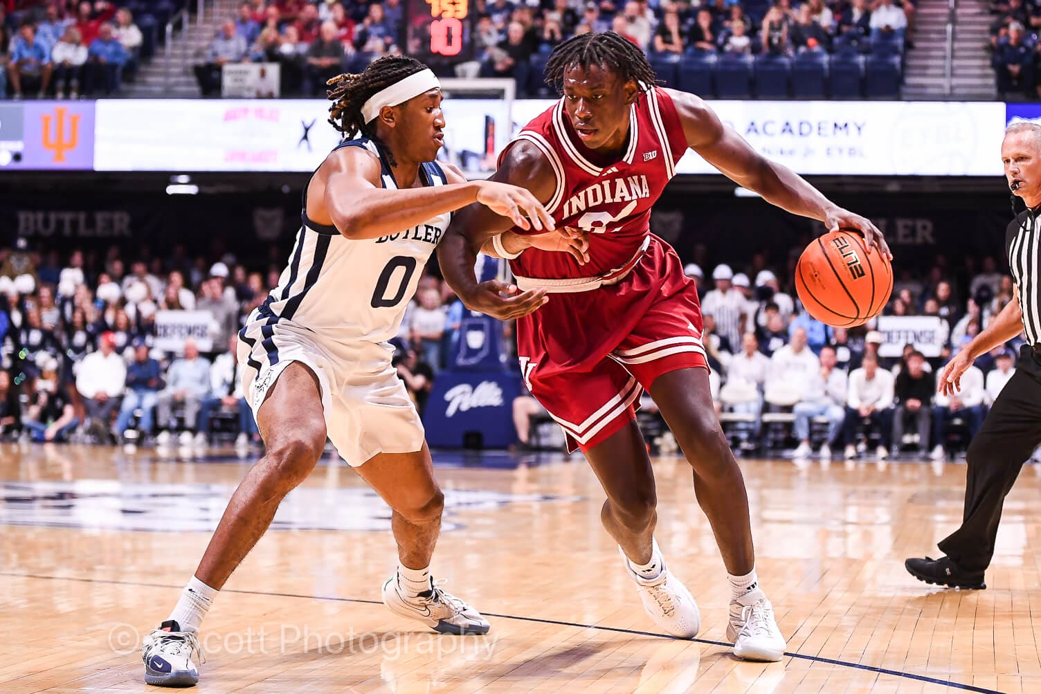 Photos from IU basketball's 96-68 exhibition win at Butler.