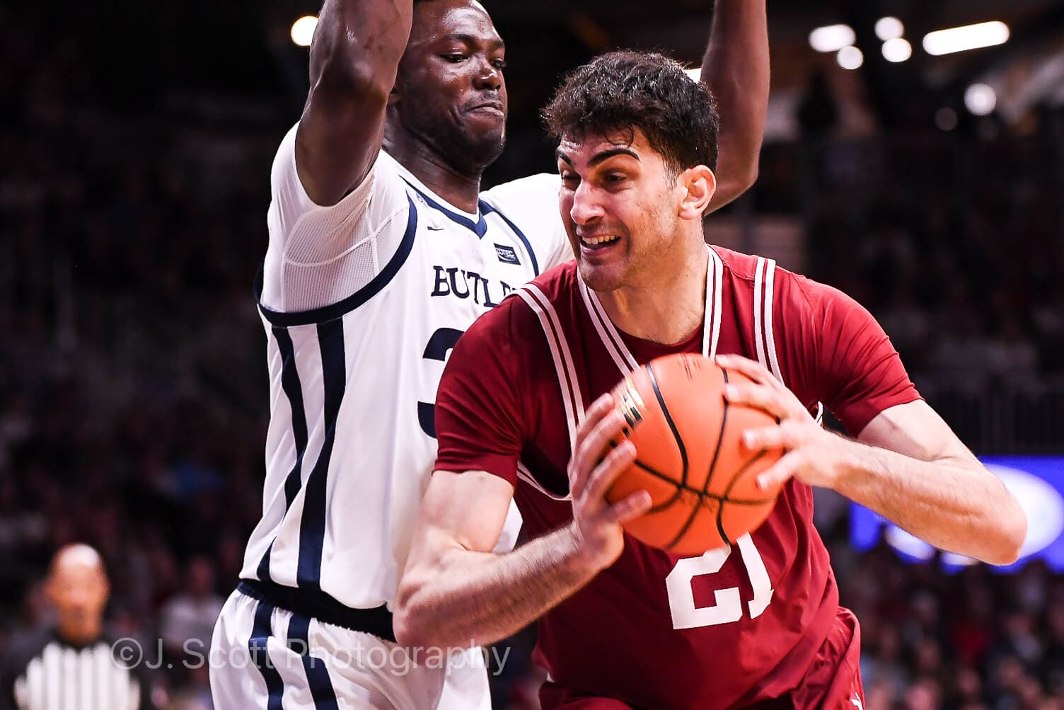 Photos from IU basketball's 96-68 exhibition win at Butler.