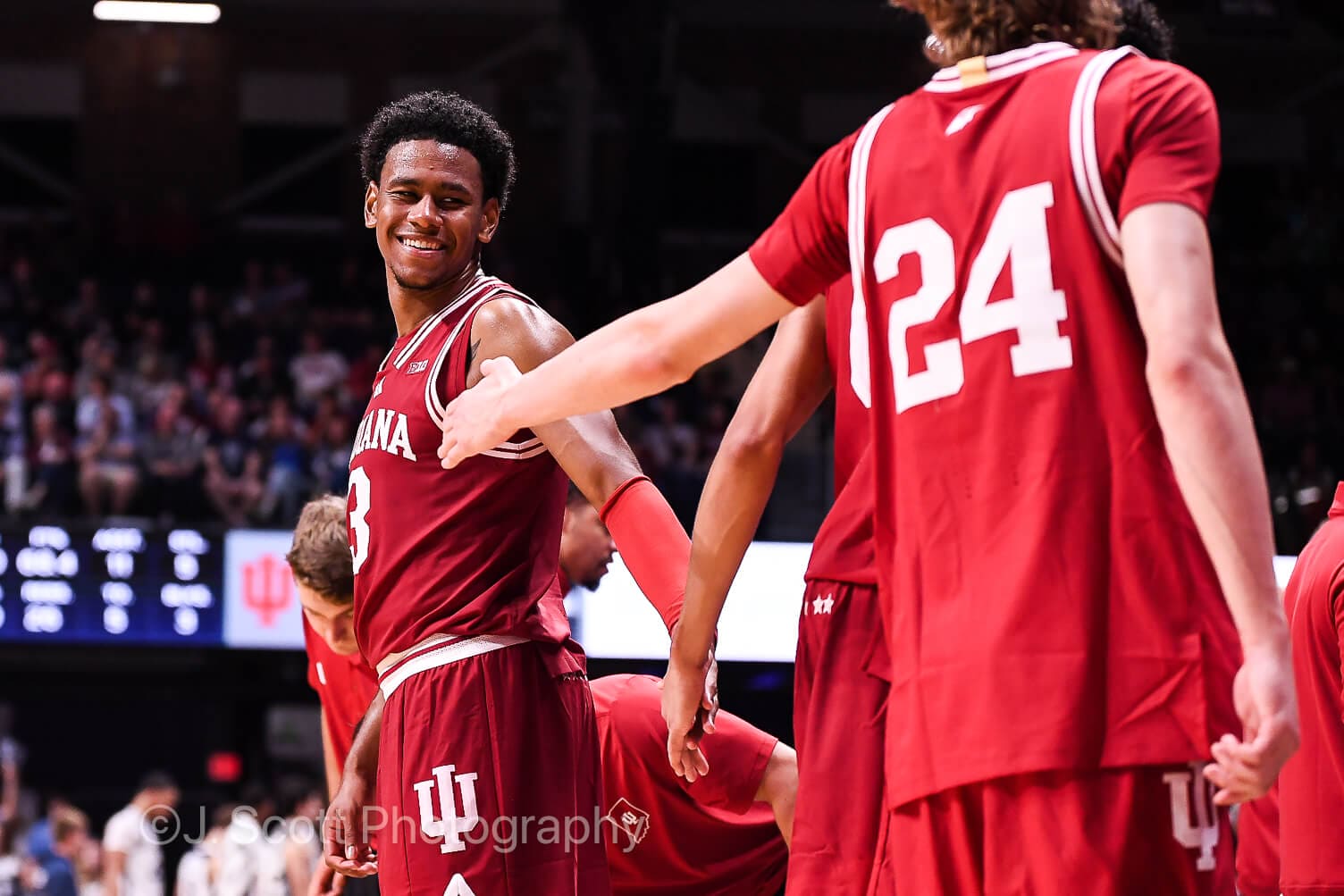 Photos from IU basketball's 96-68 exhibition win at Butler.