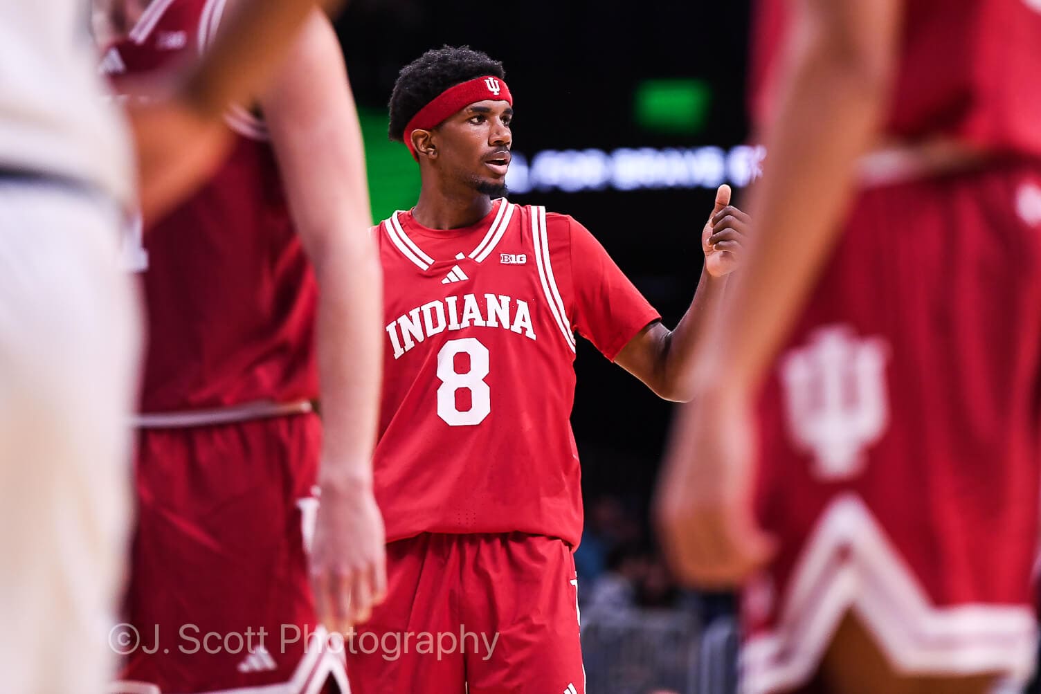 Photos from IU basketball's 96-68 exhibition win at Butler.