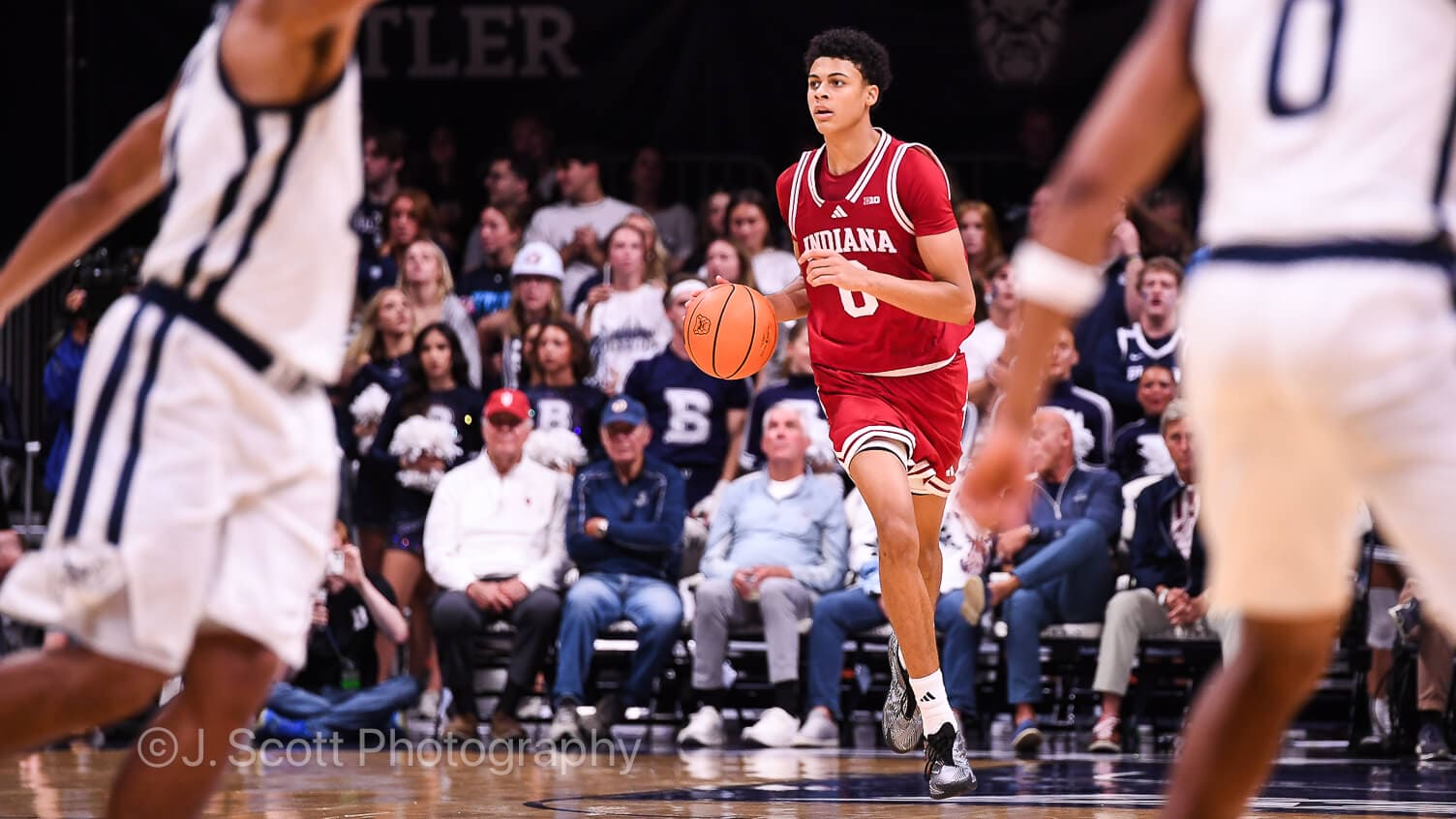Photos from IU basketball's 96-68 exhibition win at Butler.