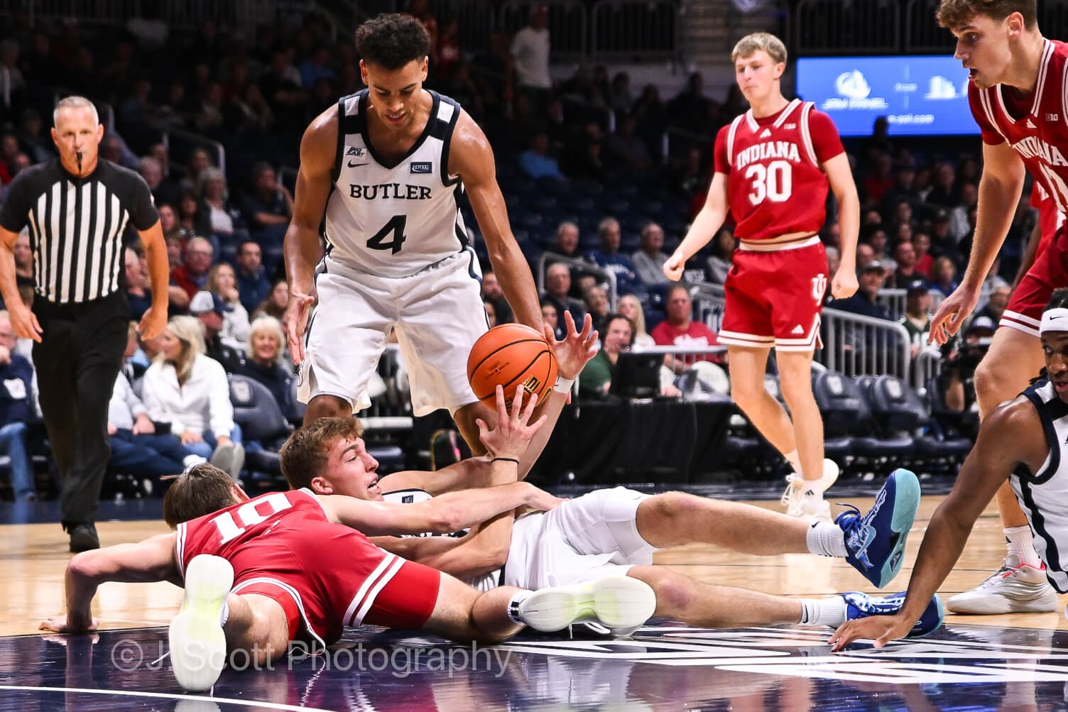 Photos from IU basketball's 96-68 exhibition win at Butler.