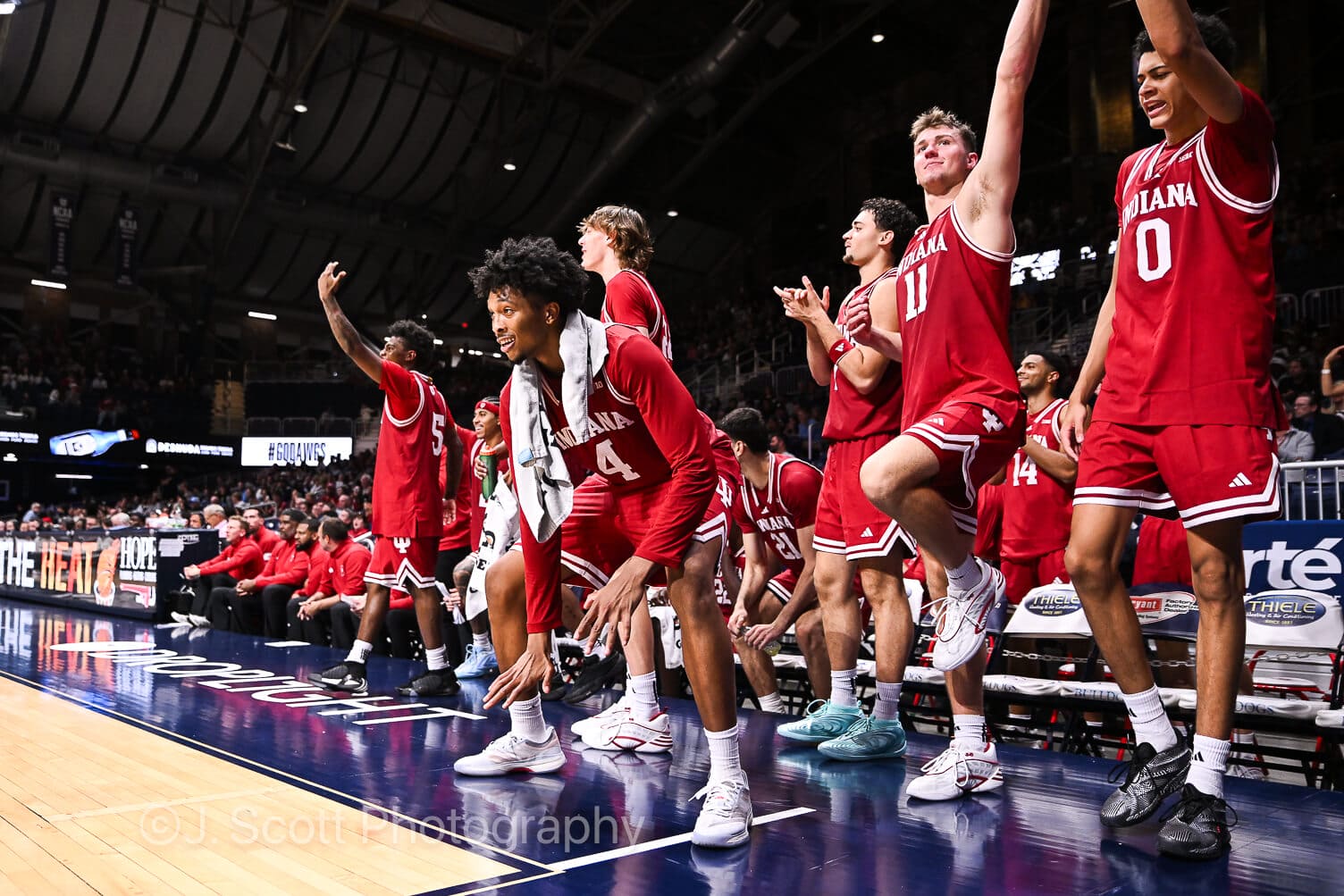 Photos from IU basketball's 96-68 exhibition win at Butler.