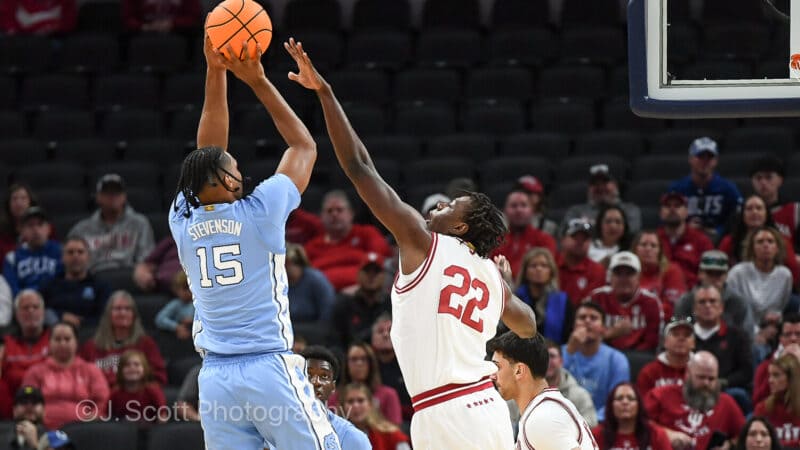 Photos from IU basketball's 76-58 exhibition win against North Carolina at Gainbridge Fieldhouse.