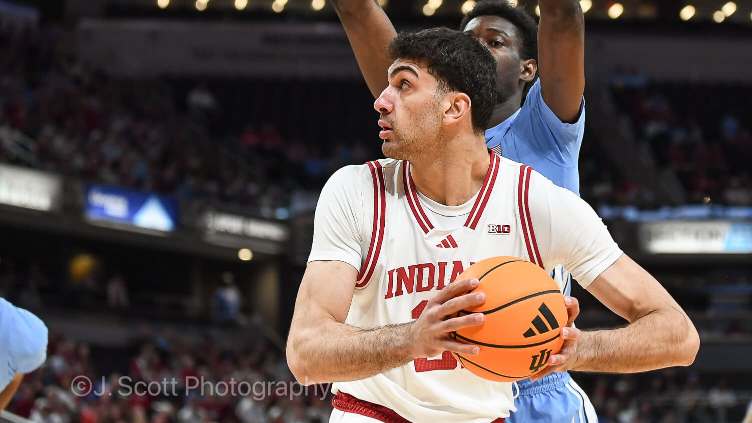 Photos from IU basketball's 76-58 exhibition win against North Carolina at Gainbridge Fieldhouse.