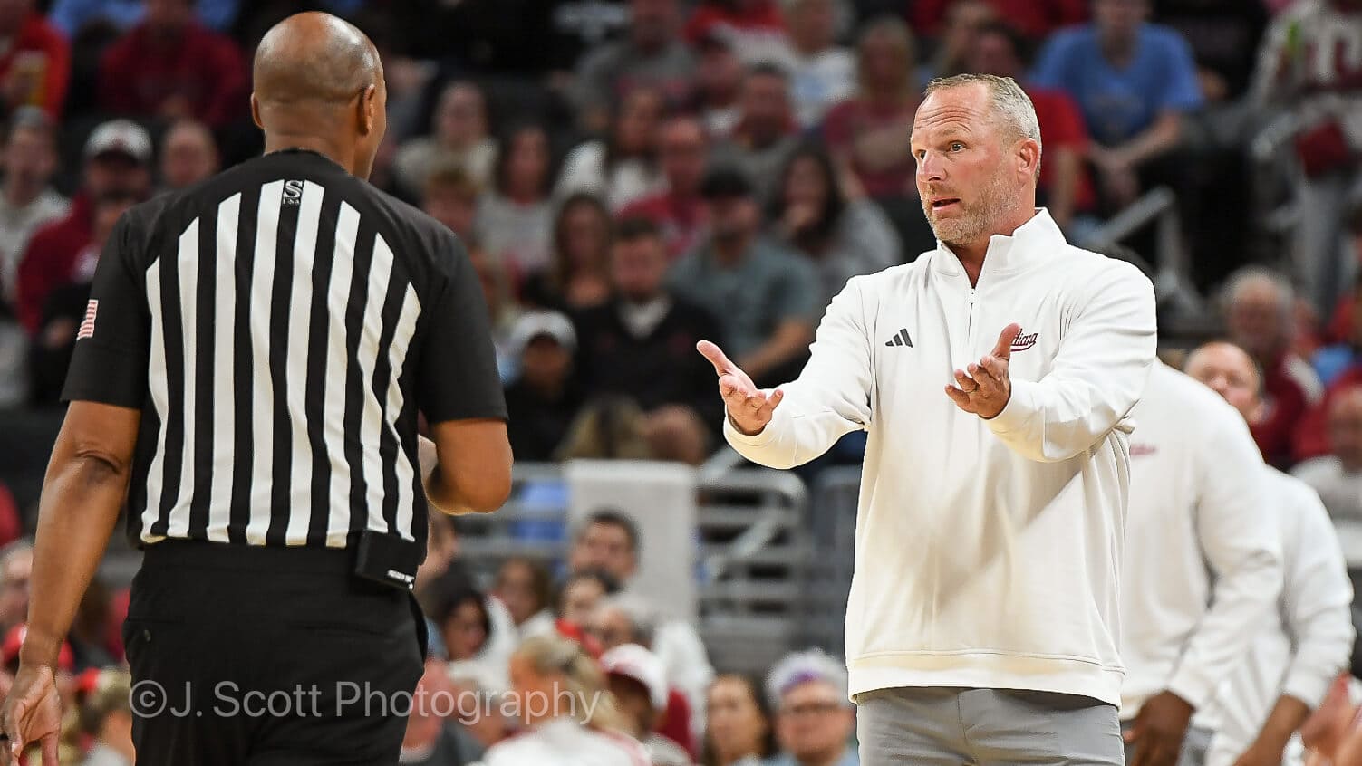 Photos from IU basketball's 76-58 exhibition win against North Carolina at Gainbridge Fieldhouse.