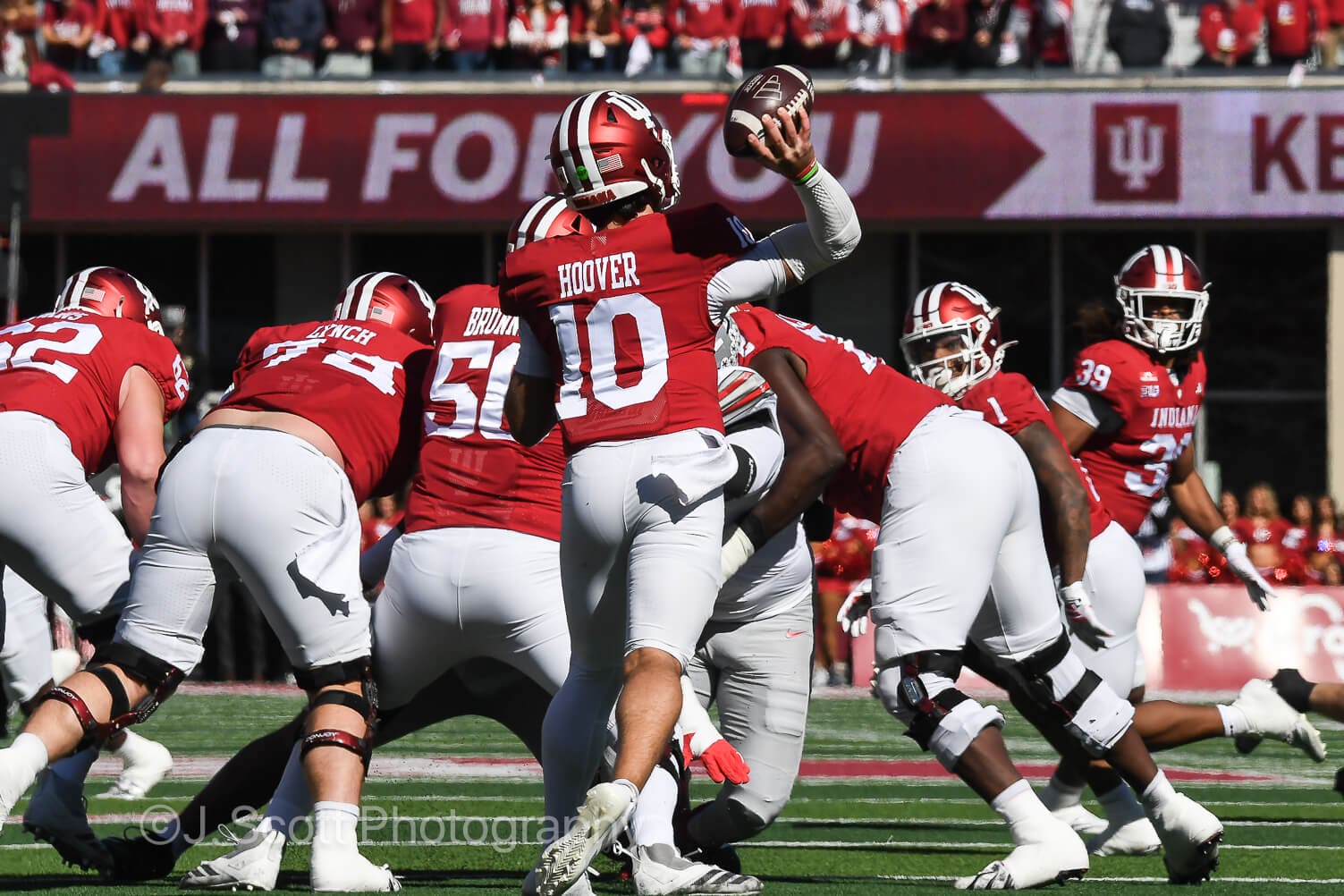 Photos from IU football's 19-15 loss to Ohio State at Memorial Stadium.