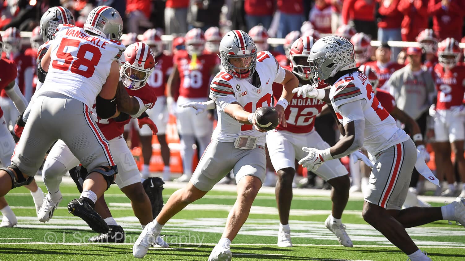 Photos from IU football's 19-15 loss to Ohio State at Memorial Stadium.