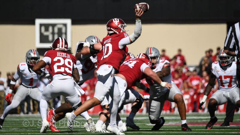 Photos from IU football's 19-15 loss to Ohio State at Memorial Stadium.
