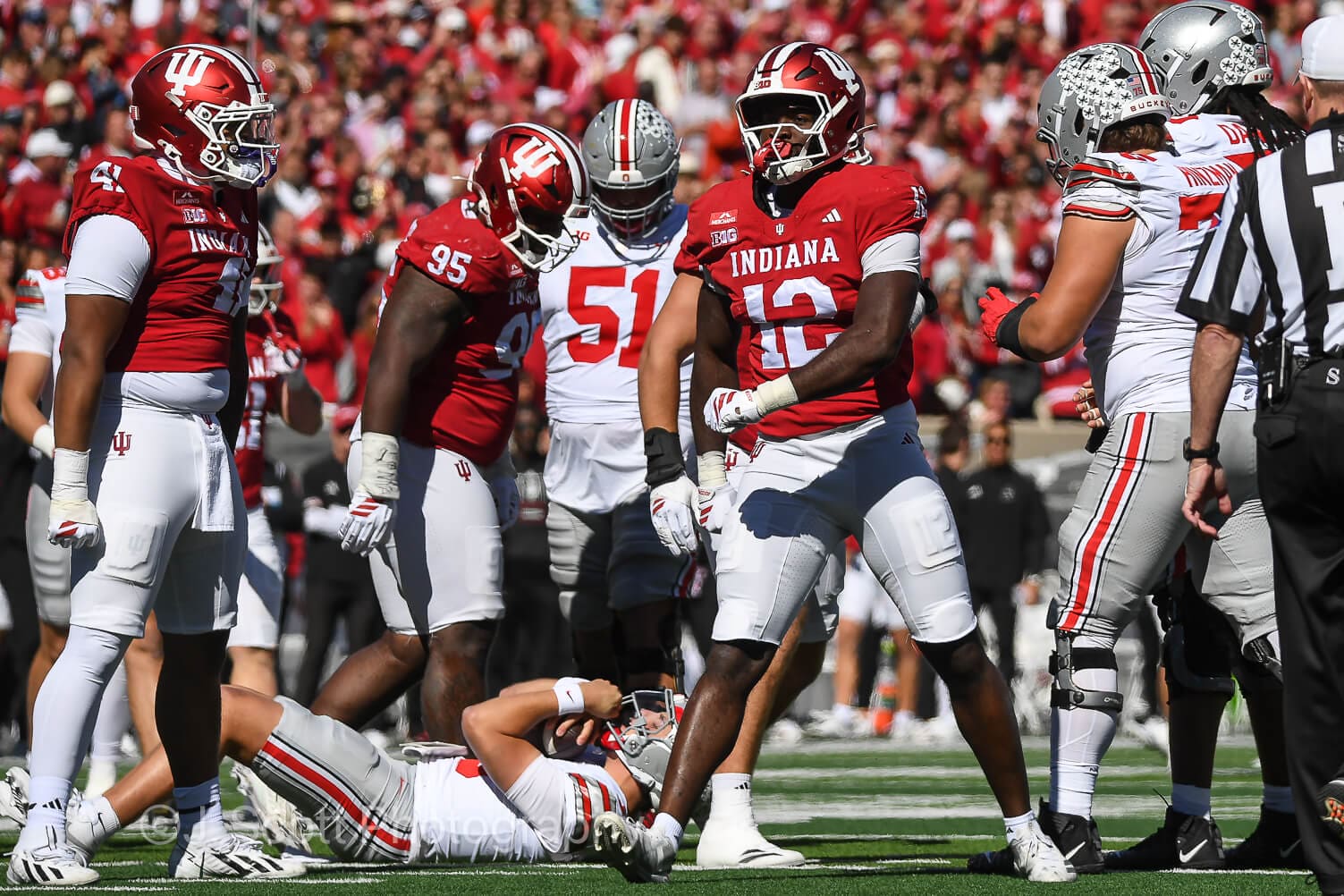 Photos from IU football's 19-15 loss to Ohio State at Memorial Stadium.