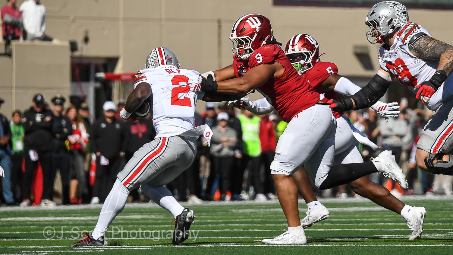 Photos from IU football's 19-15 loss to Ohio State at Memorial Stadium.