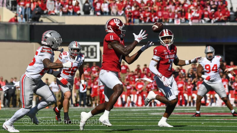 Photos from IU football's 19-15 loss to Ohio State at Memorial Stadium.