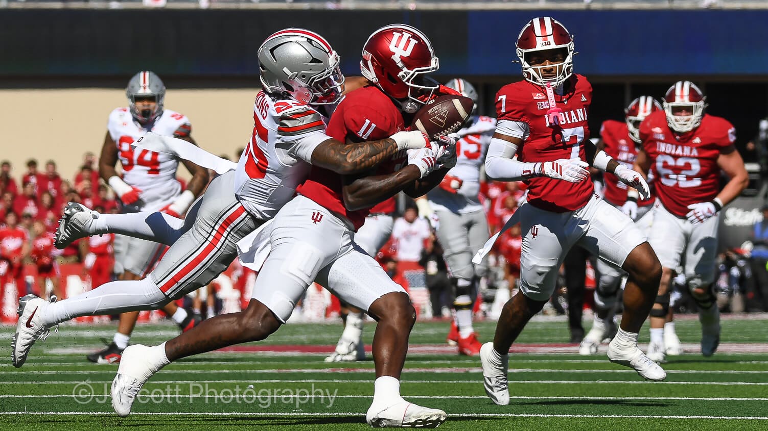 Photos from IU football's 19-15 loss to Ohio State at Memorial Stadium.