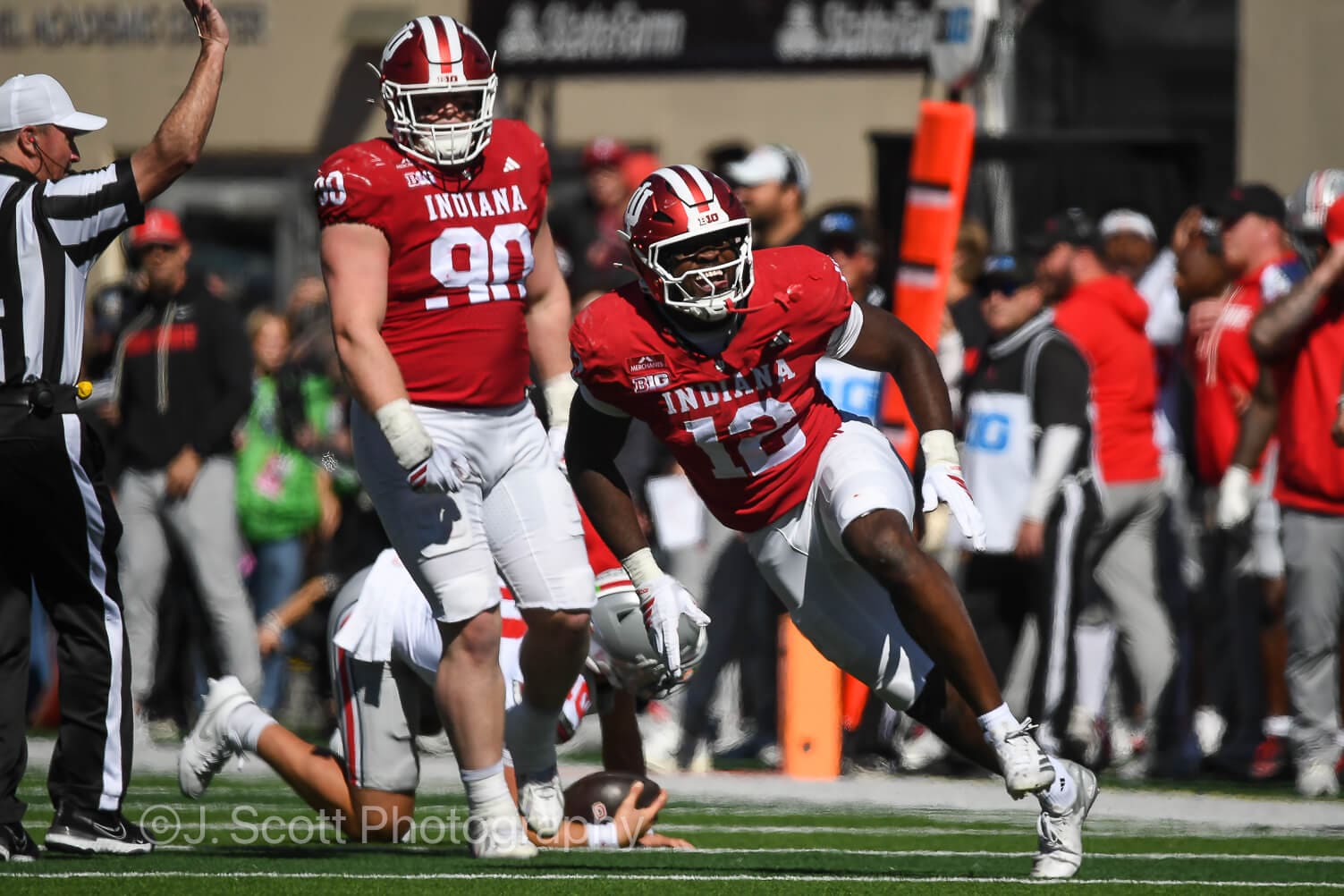 Photos from IU football's 19-15 loss to Ohio State at Memorial Stadium.