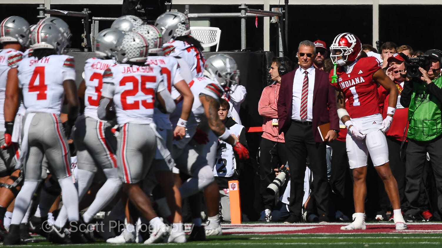 Photos from IU football's 19-15 loss to Ohio State at Memorial Stadium.