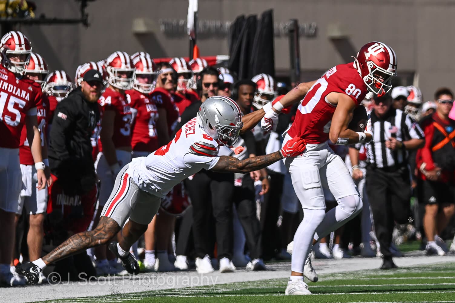 Photos from IU football's 19-15 loss to Ohio State at Memorial Stadium.