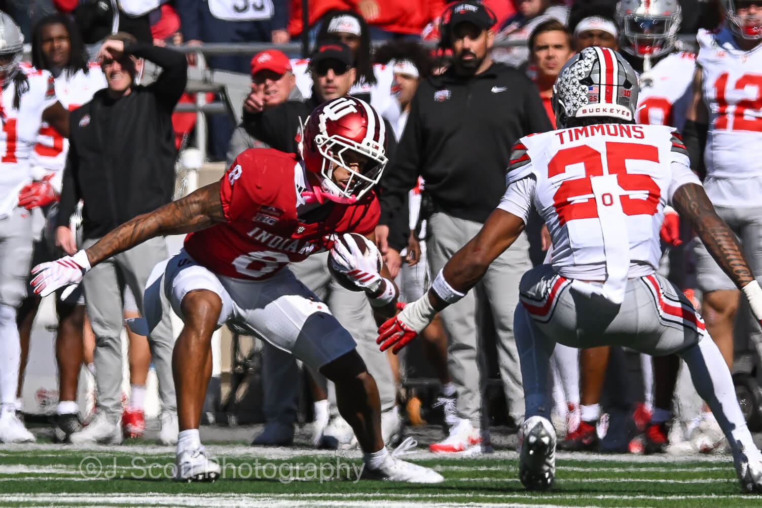 Photos from IU football's 19-15 loss to Ohio State at Memorial Stadium.