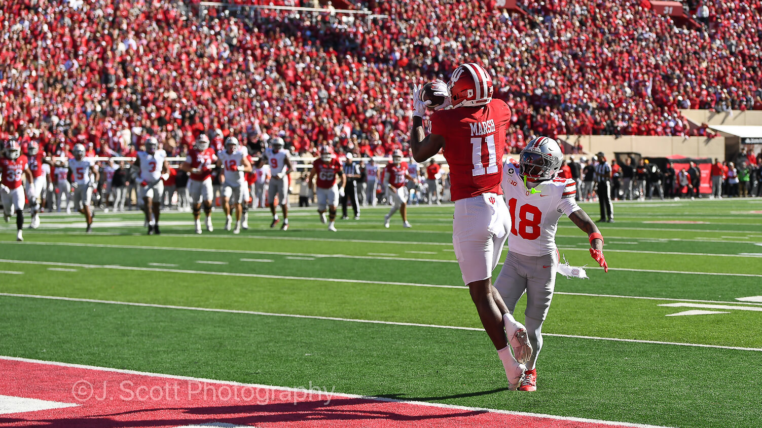 Photos from IU football's 19-15 loss to Ohio State at Memorial Stadium.